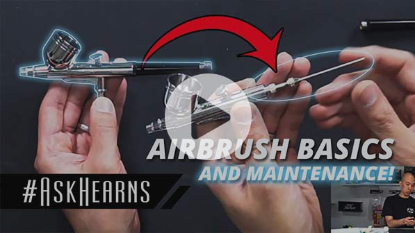 Airbrush Basics & Maintenance - Livestream Airbrush Tutorial | #askHearns