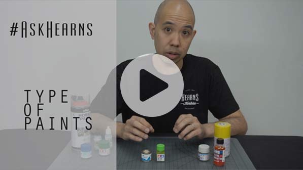 Type of Modeling paints | Acrylics Enamels Lacquers | #Askhearns