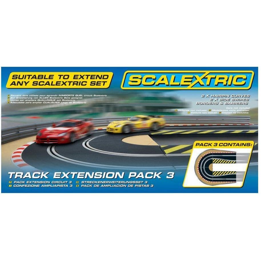 Extended tracks. Scalextric track. Scalextric. WAVEGO Extension Pack.