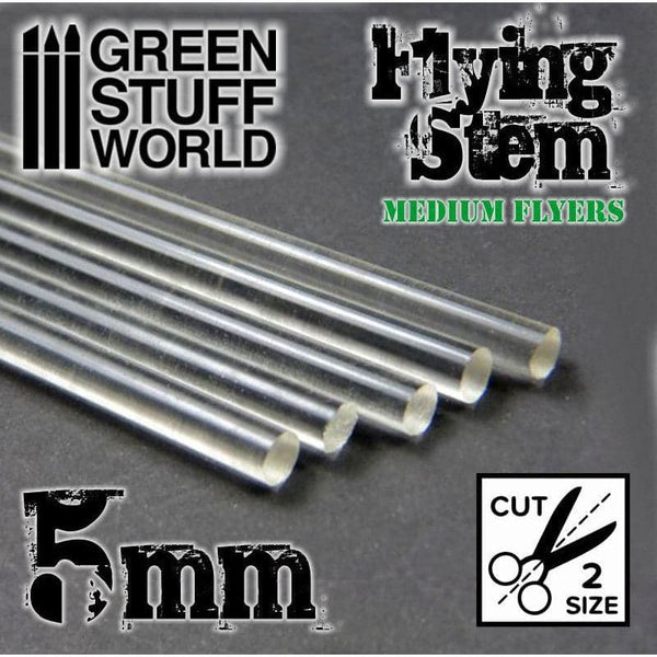 Green Stuff World Acrylic Rods - Round 1.6 mm Fluor Purple