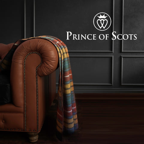 Prince of Scots Highland Tweeds BIG Throw