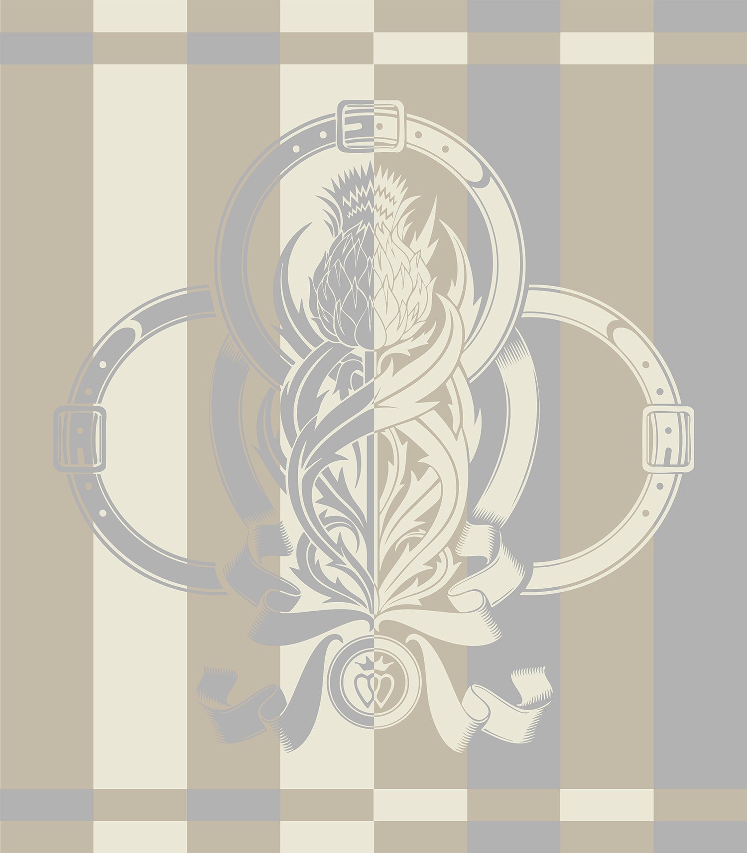 Prince of Scots Custom Jacquard Throw