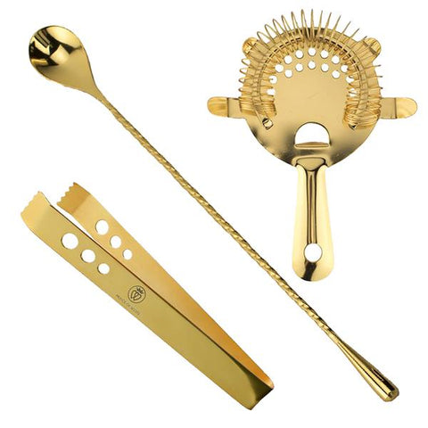 Prince of Scots 24K Gold-Plate Bar Tools 