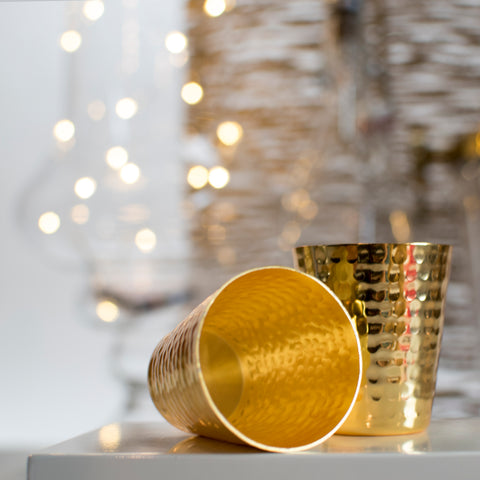 A Merry Scottish Christmas 24K Gold Shot Glasses