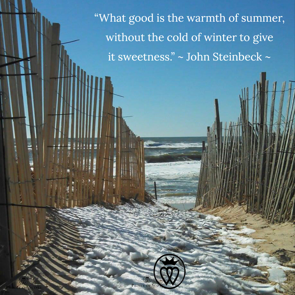 "What good is the warmth of summer, without the cold of winter to give it sweetness."