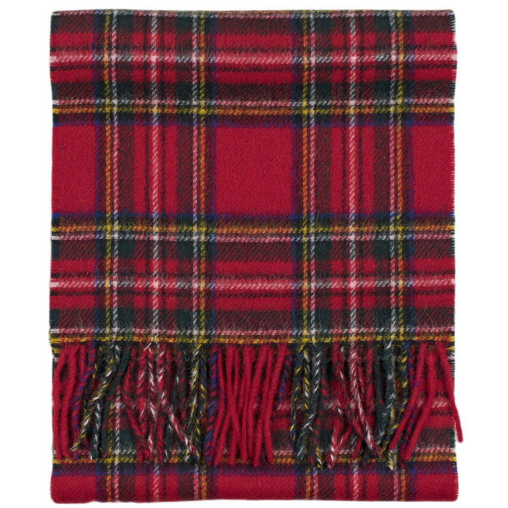 Prince of Scots Merino Lambswool Tartan Scarf (Royal Stewart)