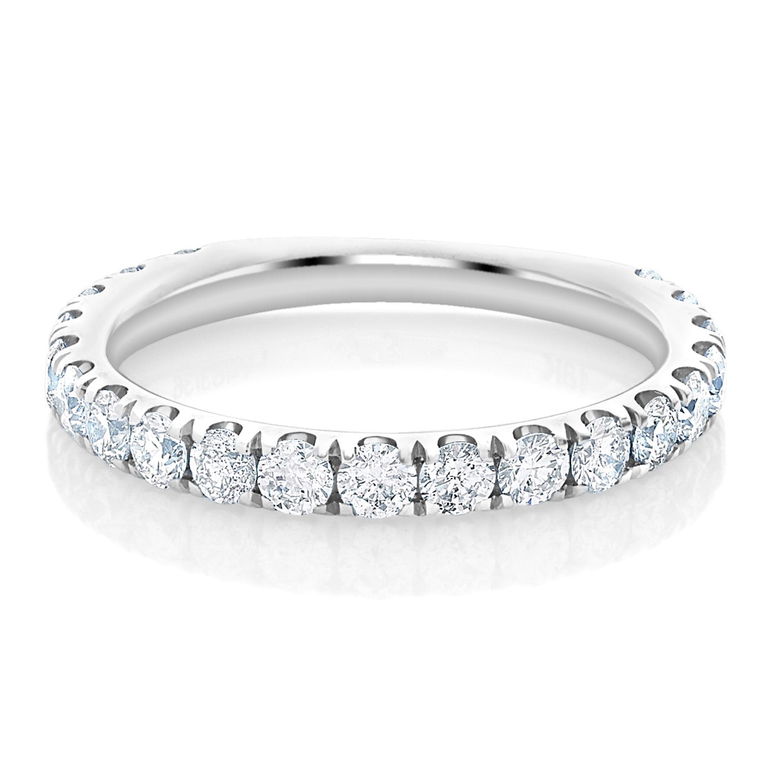 Diamond Wedding Band 1/3 ct tw Round-cut 14K White Gold