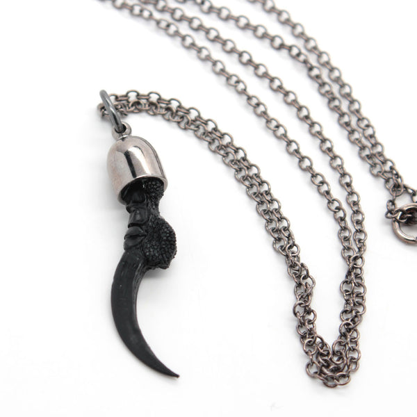 crow talon replica necklace - skullery