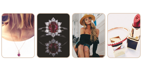 Ruby Ring, Ruby Necklace, Ruby bracelet, Custom Ruby Gemstone, Custom Ruby Jewelry, Outfit inspo, OOTD