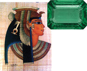 Cleopatra's love for emeralds