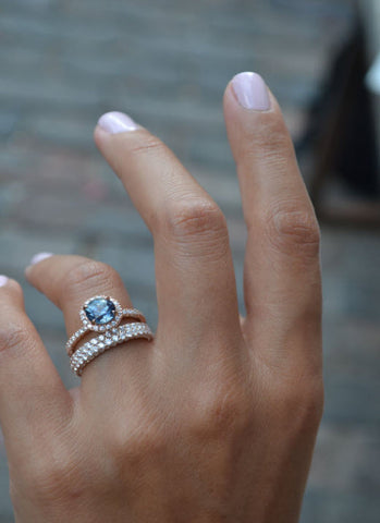 Wedding Band With The Engagement Ring