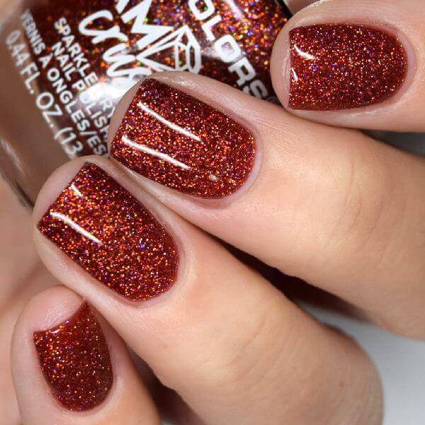 Ruby Glass Diamond Crush Polish By La Colors Hb Beauty Bar