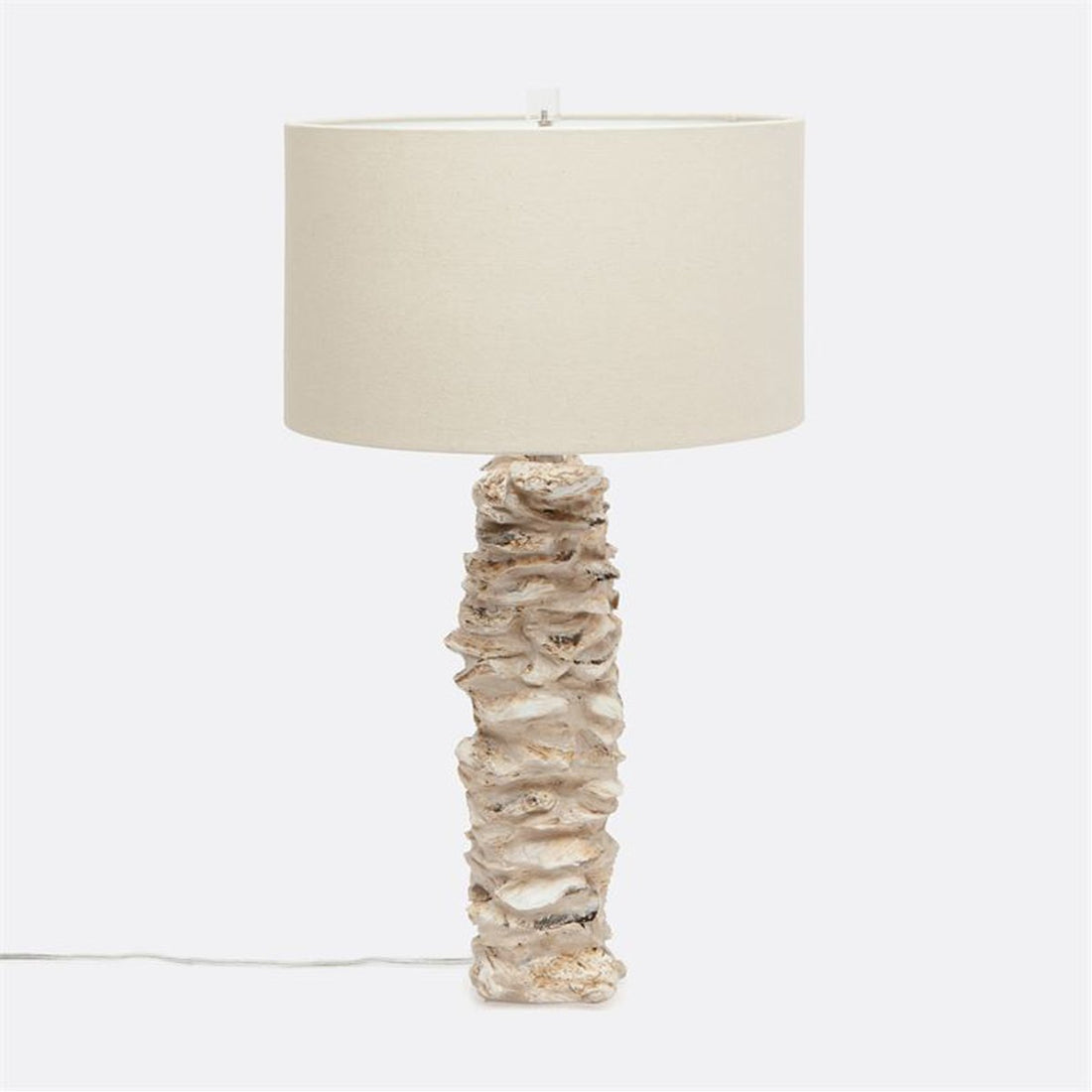 oyster shell table lamp