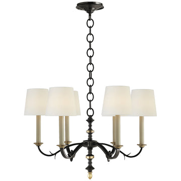 E.F. Chapman Crystal, Chandelier, Visual Comfort Lighting, Brass –  Stephanie Cohen Home