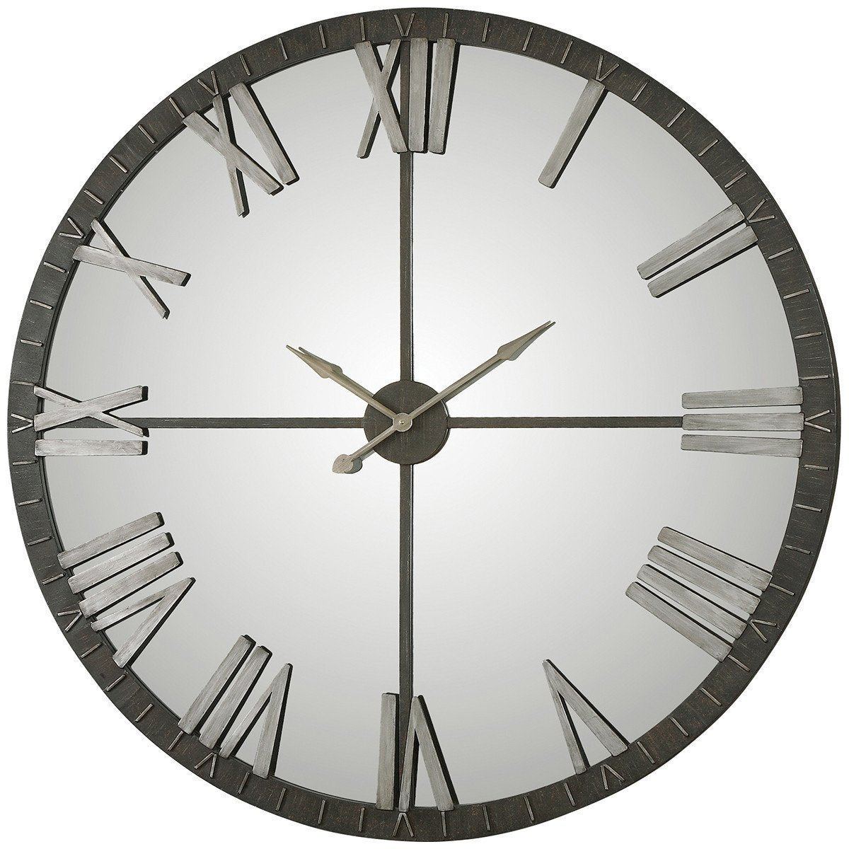 Uttermost Amelie Large Bronze Wall Clock