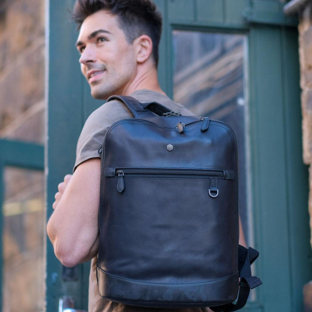 Shop Leather Backpacks | Overnight Leather Business Backpack, camo ...