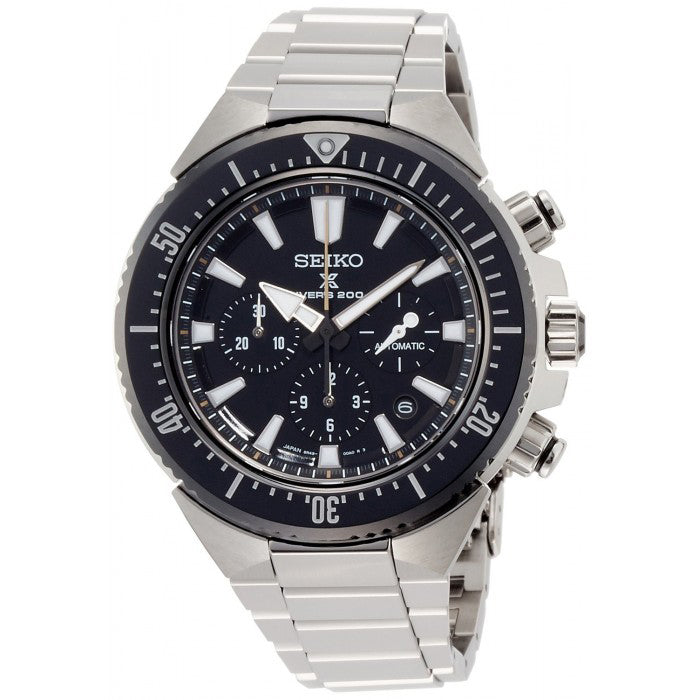 Seiko Dive Watch Prospex Transocean Black Chronograph SBEC001 Review