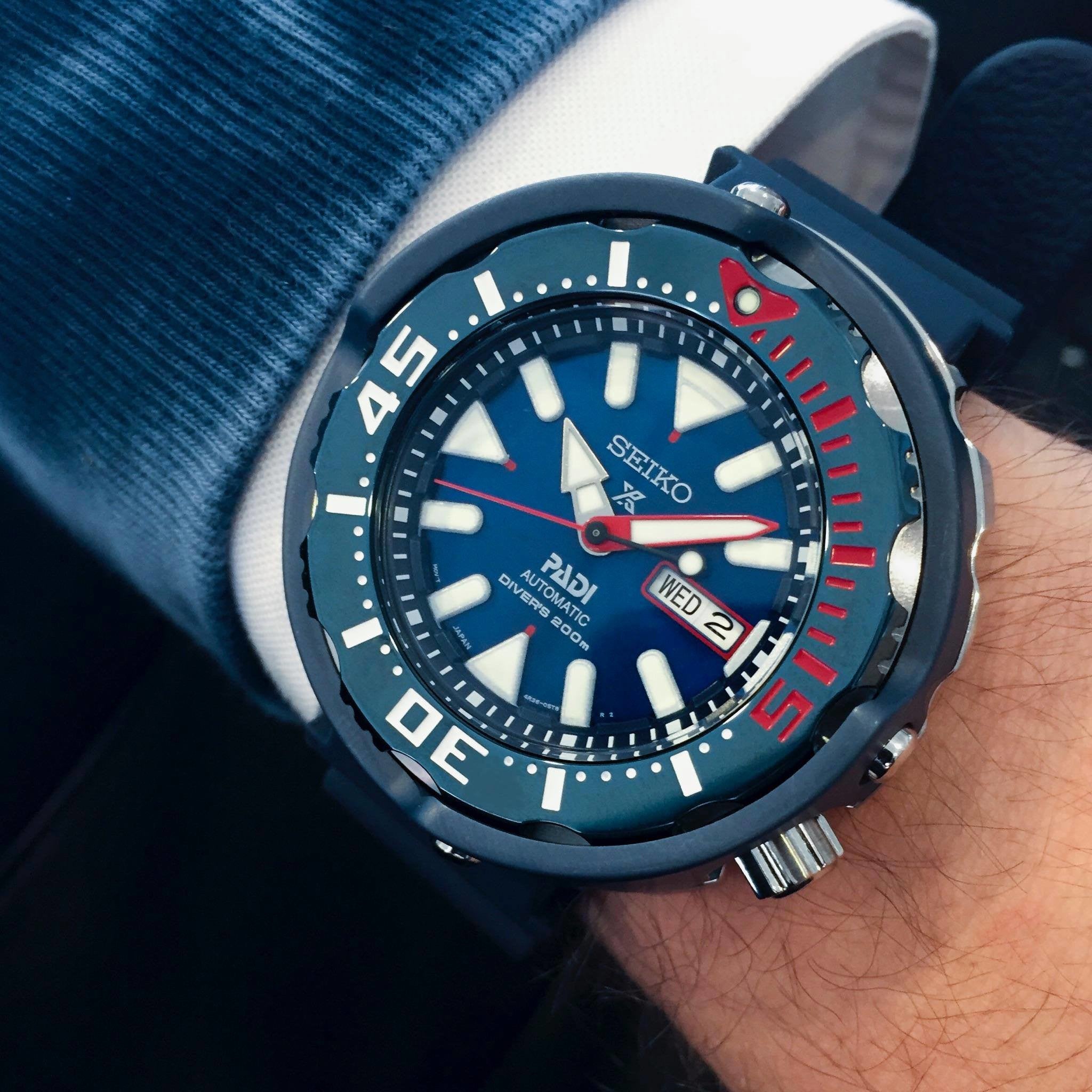 The New PADI Seiko Dive Monster Tuna Watch SRPA83