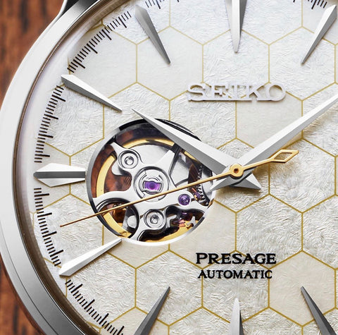 The Honeycomb Seiko Presage inspired by Star Bar. The SSA409.