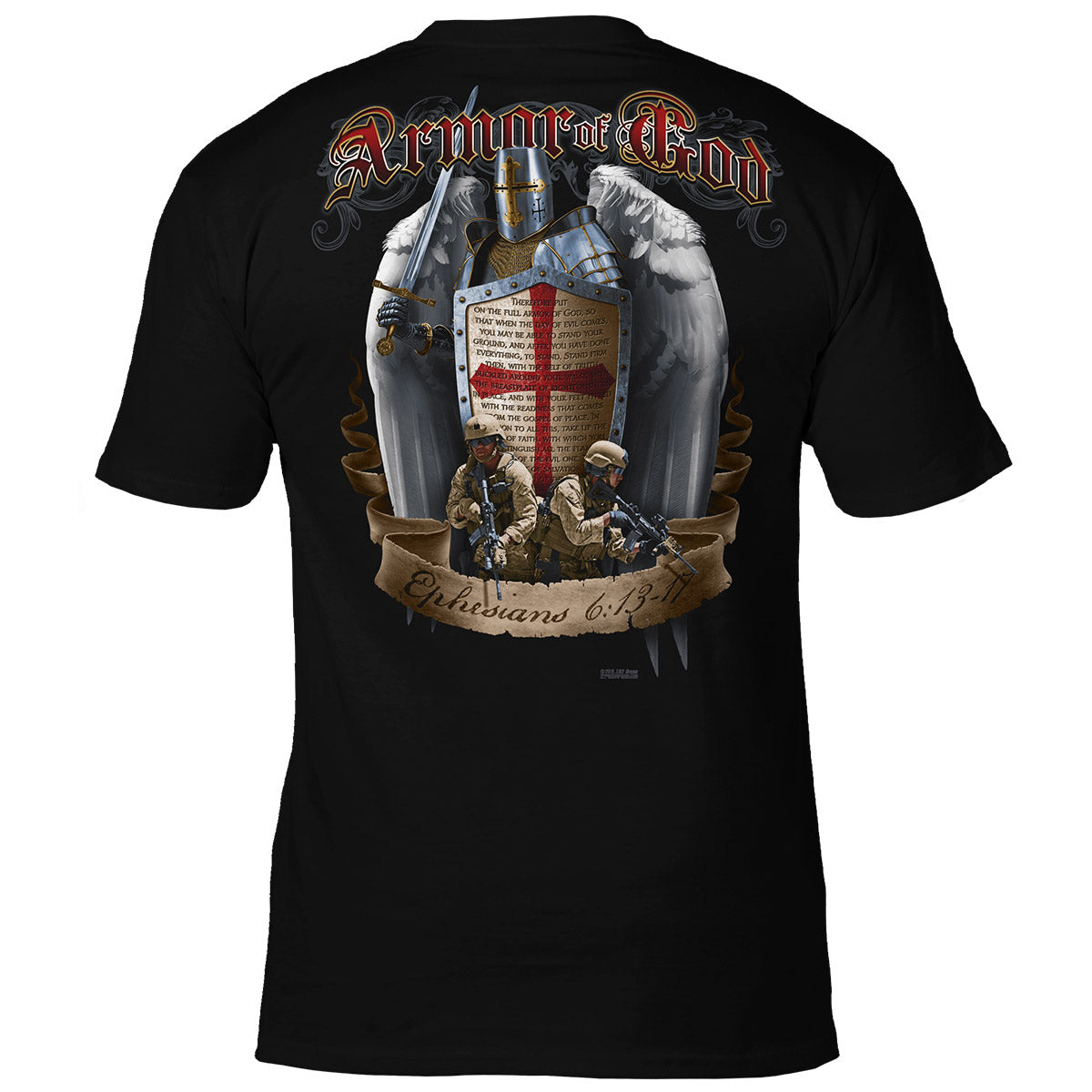 under god's armor t shirt