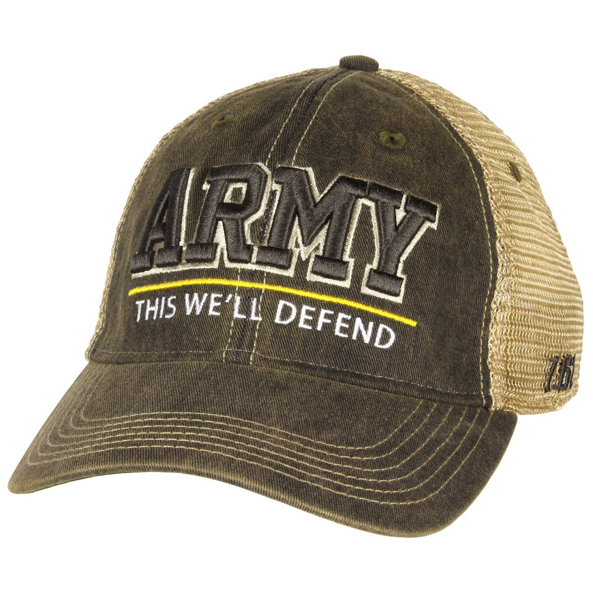 US Army 'Defend' Vintage Trucker Hat – 7.62 Design