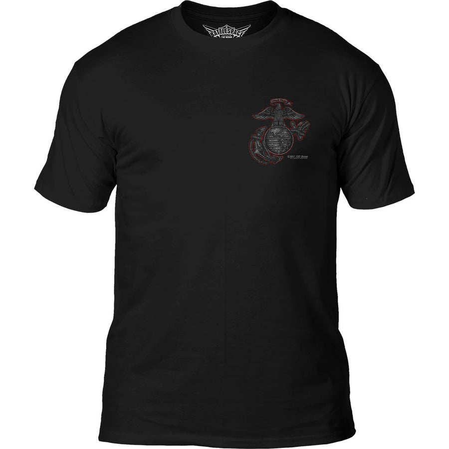 USMC 'Rifleman's Creed' 7.62 Design Battlespace Men's T-Shirt Black