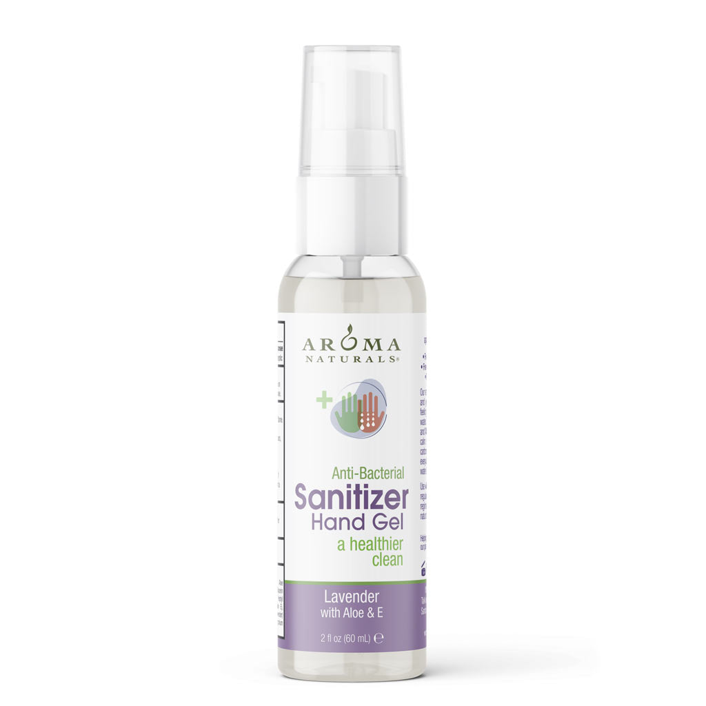 Lavender Hand Sanitizer Anti-Bacterial Gel – Aroma Naturals