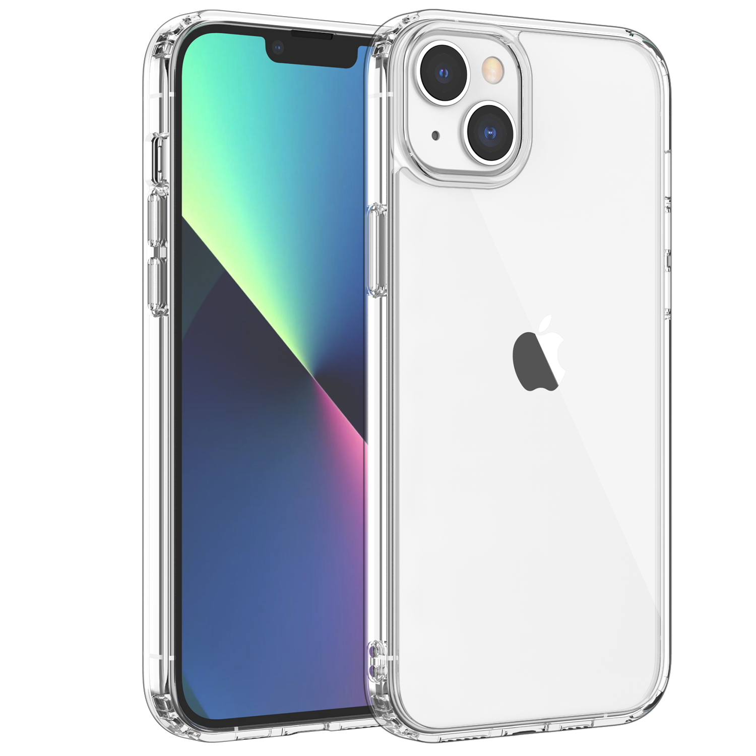 Hybrid Case For Iphone 14 Plus Clear Anti Yellowing Shamo S