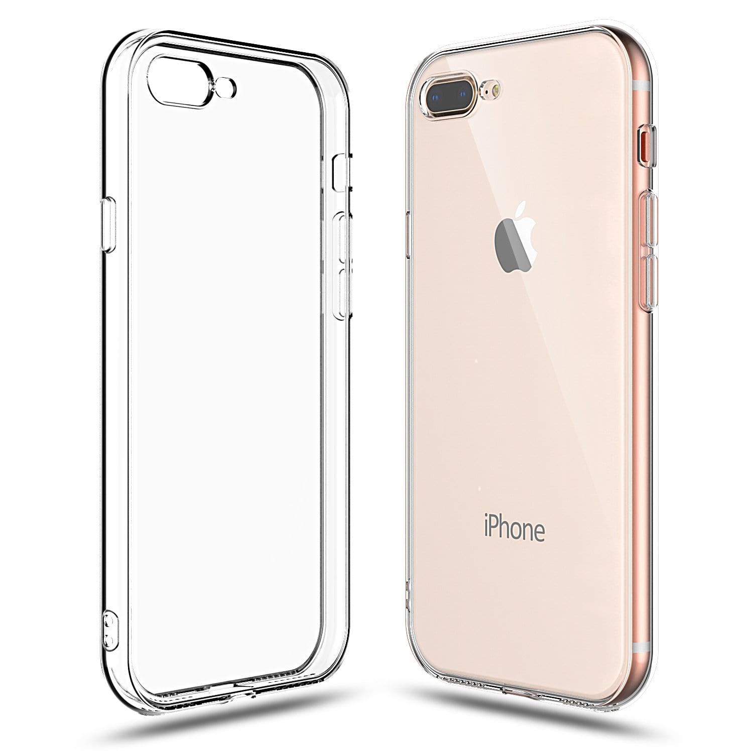 Prestatie legering Rentmeester Clear Case for iPhone 8 Plus and iPhone 7 Plus Transparent TPU Shock  Absorption — Shamo's