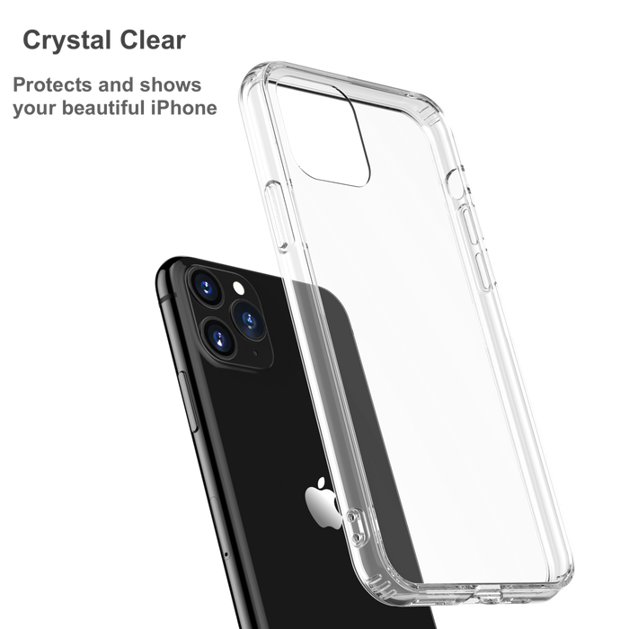 Crystal Clear Case for iPhone 11 Pro Max with Air-Cushion Design — Shamo's