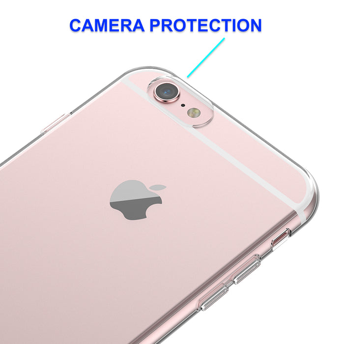 Regeneratie arm parlement iPhone 6s Plus Case Clear Silicone 6 Plus Thin TPU Cover Rubber — Shamo's