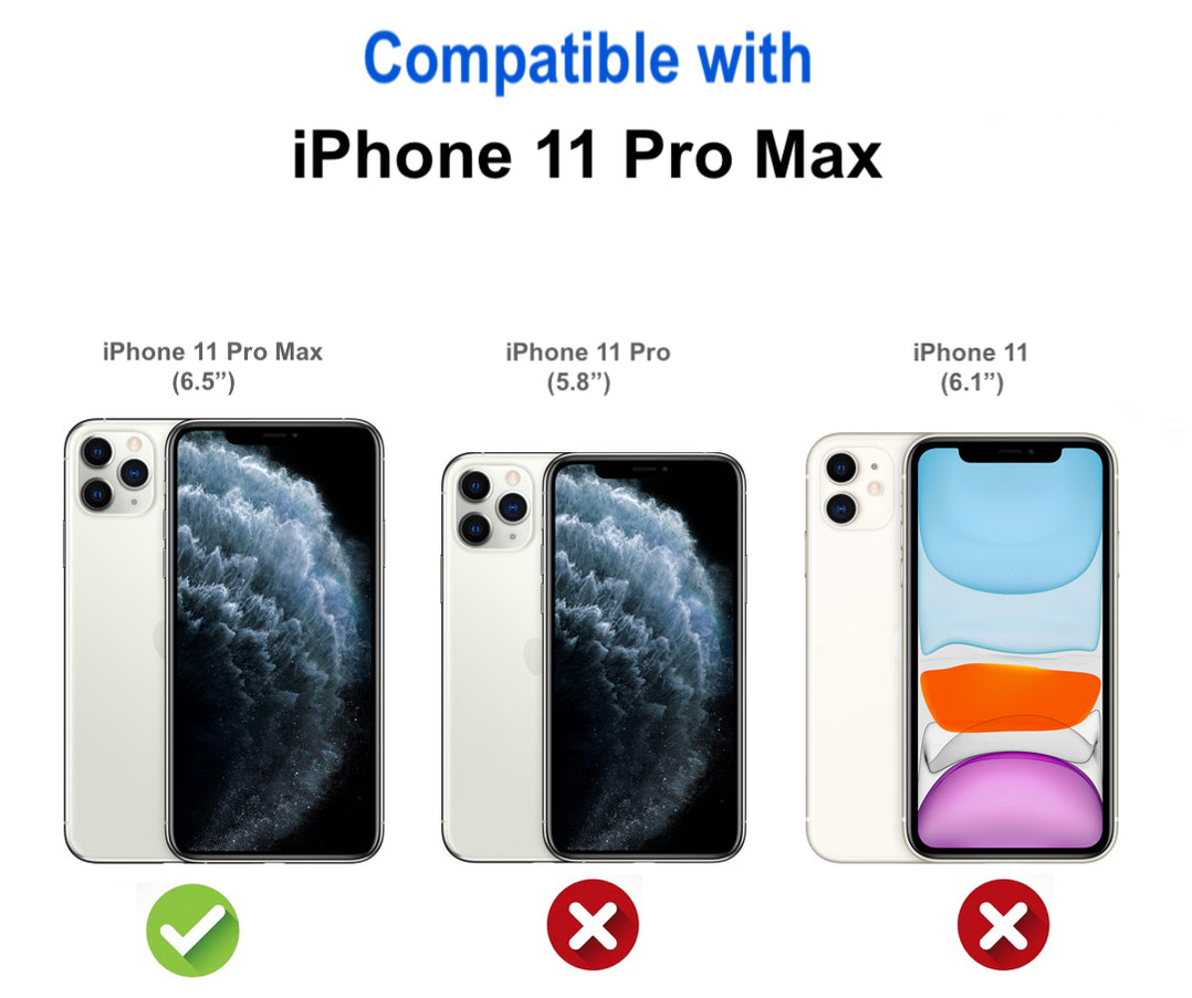 Crystal Clear Case for iPhone 11 Pro Max with Air-Cushion Design — Shamo's