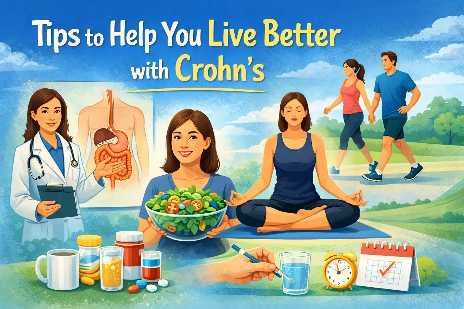 Tips to Help You Live Better with Crohn