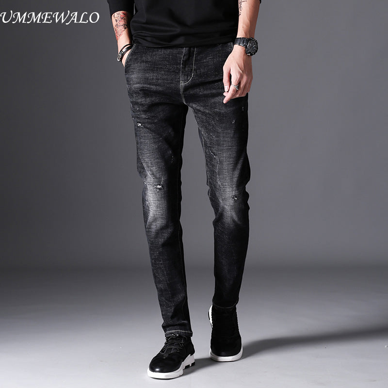 long black skinny pants