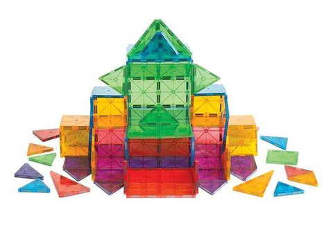 MAGNA-TILES® Metropolis 110-Piece Magnetic Construction Set with FREE Storage  Bin