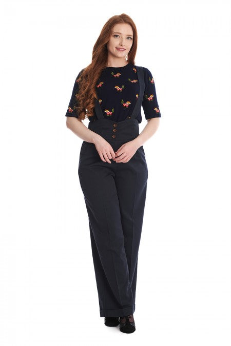 Banned Retro Book Worm Trousers – Suzie's Bombshell Boutique