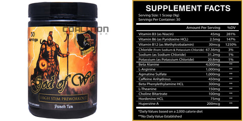 Centurion Labz God of War Coalition Nutrition 