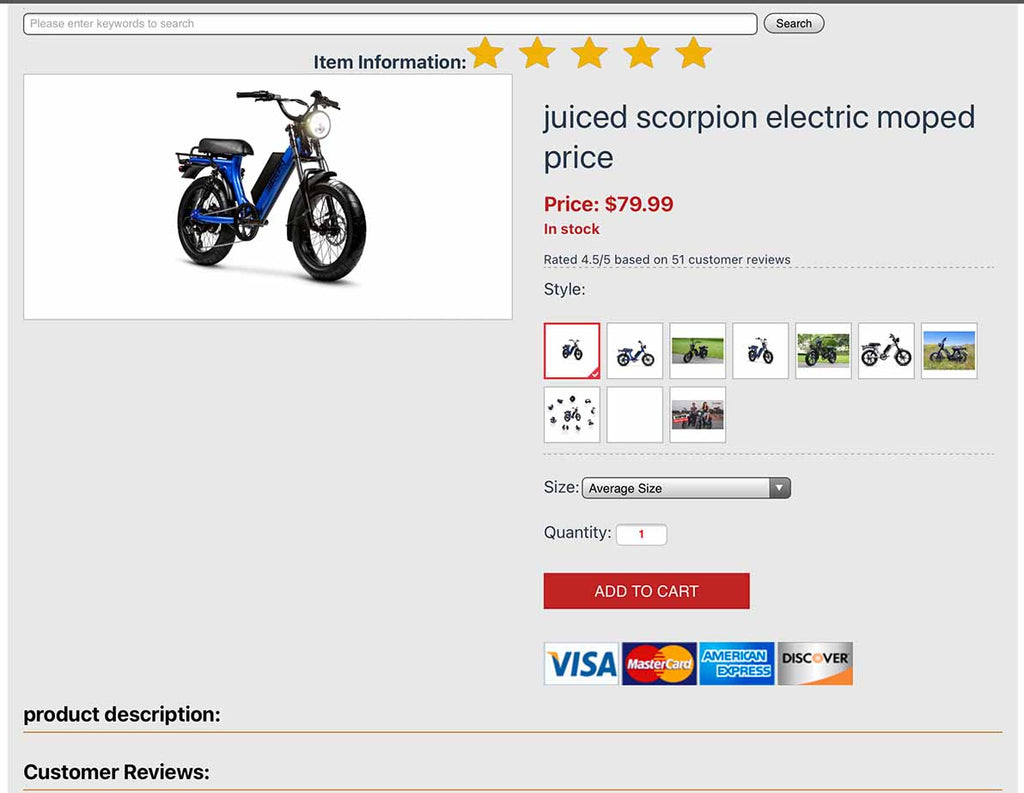 bike price website