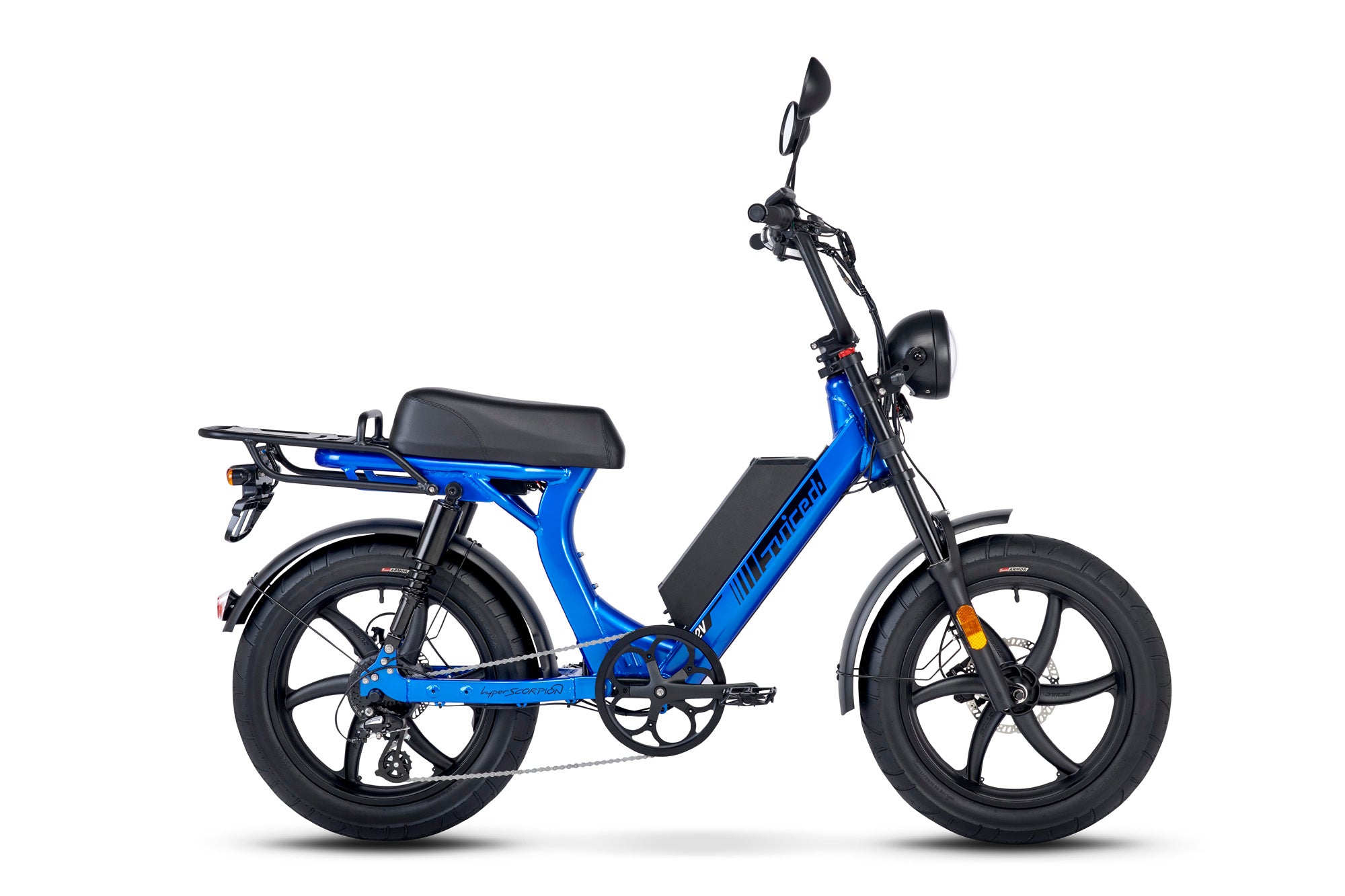 blue power bike