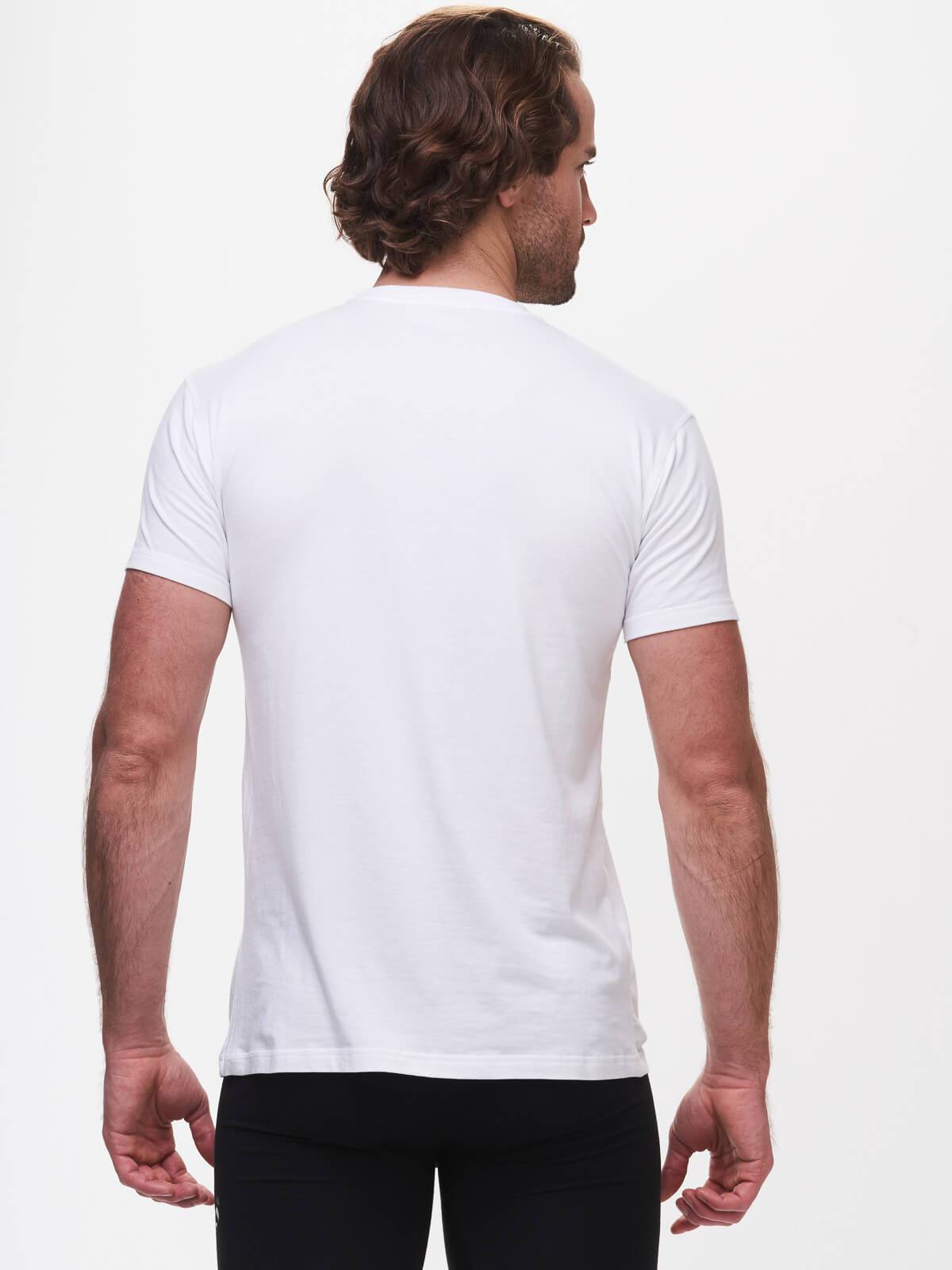 Crew Neck Undershirt - hongkongpackagetours (White)