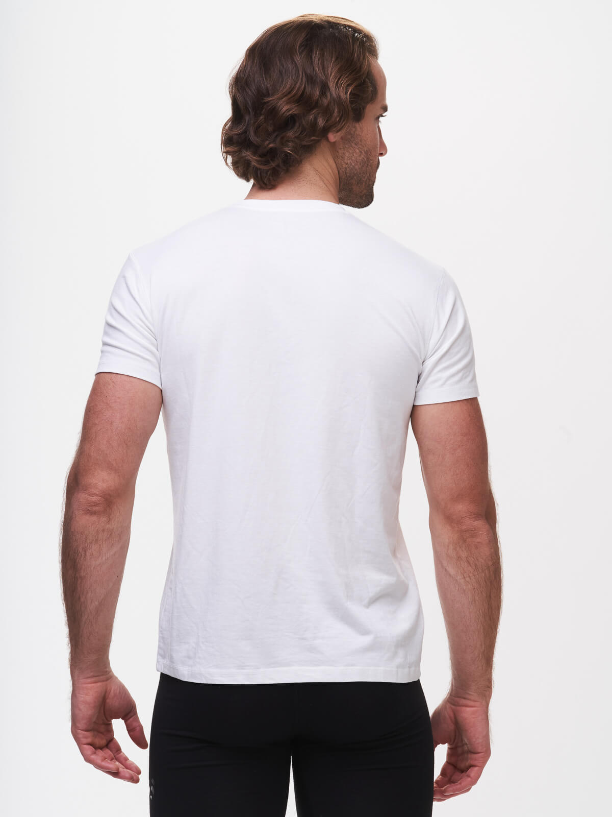 hongkongpackagetours - Deep V-Neck Undershirt - (White)