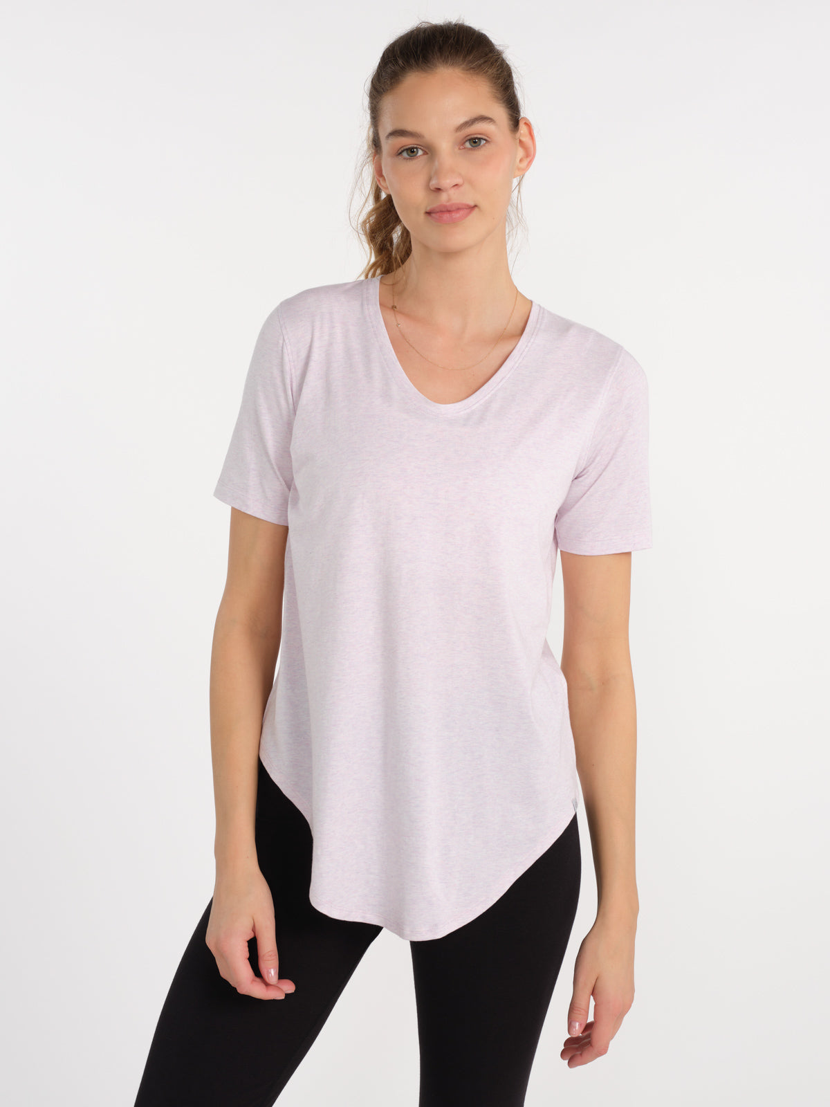 hongkongpackagetours - Longline T (PowderPinkHeather)