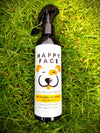 happy face macadamia and honey deodorising dog spray vegan no parabens no silicones