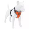 over head dog harness orange