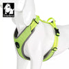 yellow truelove padded harness with handle and two lead clips