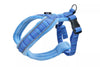 blue fleece dog harness