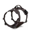 Brown Truelove dog harness with handle