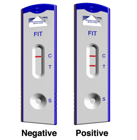 positive FIT fecal immunochemical test