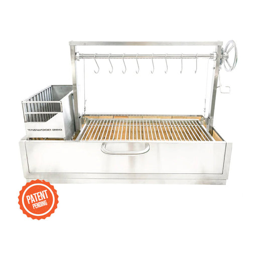 Tagwood BBQ XL Argentine Santa Maria Wood Fire & Charcoal Gaucho Grill, BBQ23SS -OPEN FIRE COOKING