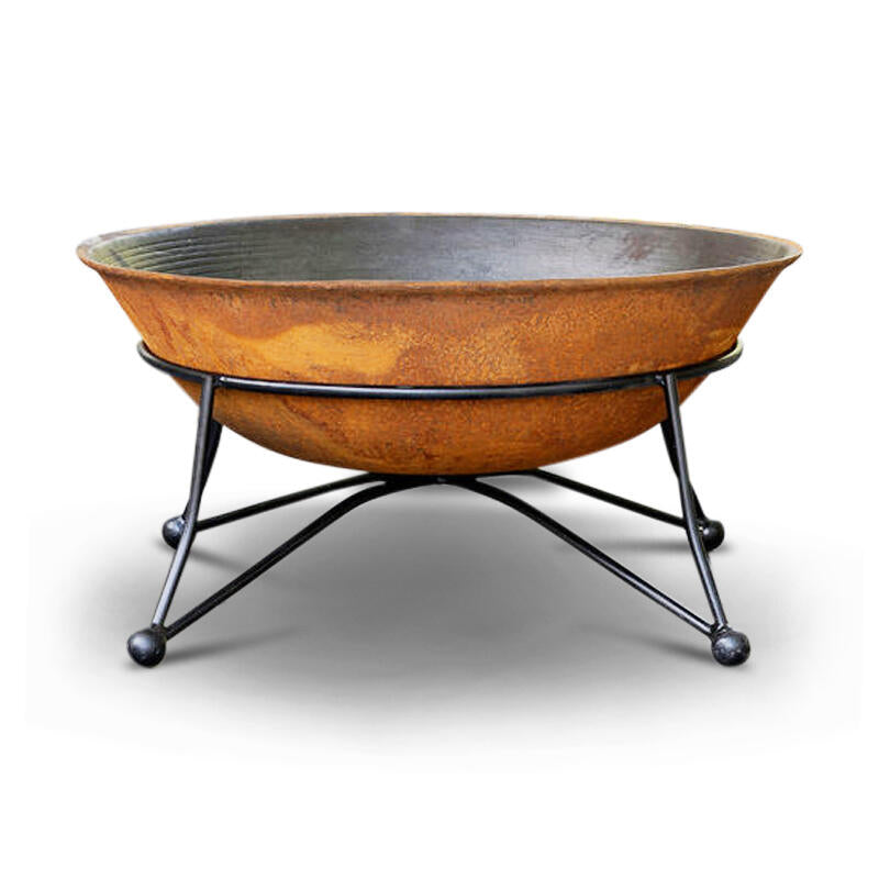 Art Deco 75 Cast Iron Fire Pit + FREE Vinyl Cover